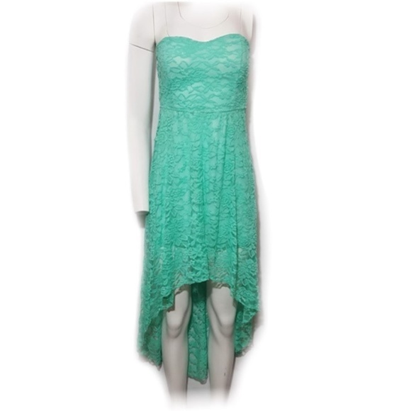 Poetry Party Dress High Low Lace - Picture 1 of 8